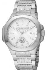 Reloj de pulsera Roberto Cavalli - RC5G050M0045 correa color: Gris plata Dial Gris plata Hombre