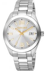 Reloj de pulsera Roberto Cavalli - RC5G051M0015 correa color: Gris plata Dial Gris luminoso Hombre