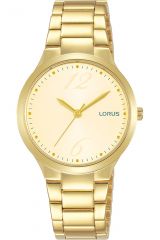 Reloj de pulsera LORUS Lady - RG208UX9 correa color: Oro amarillo Dial Champán Mujer