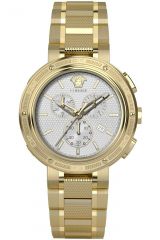 Reloj de pulsera Versace - VE2H00621 correa color: Oro amarillo Dial Blanco Hombre