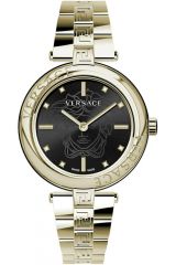 Reloj de pulsera Versace - VE2J00721 correa color: Oro amarillo Dial Negro Mujer