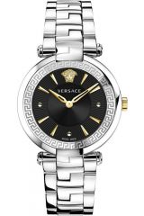 Reloj de pulsera Versace - VE2L00321 correa color: Gris plata Dial Negro Mujer