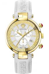 Reloj de pulsera Versace - VE2M00421 correa color: Blanco Dial Blanco Mujer
