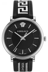 Reloj de pulsera Versace - VE5A01321 correa color: Negro Blanco Dial Negro Hombre