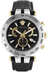 Reloj de pulsera Versace - VEJB00222 correa color: Negro Dial Negro Hombre
