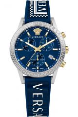 Reloj de pulsera Versace - VEKB00222 correa color: Azul Dial Azul Unisex
