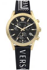 Reloj de pulsera Versace - VEKB00422 correa color: Negro Dial Negro Unisex