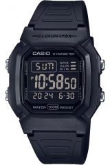 Reloj de pulsera CASIO Retro Vintage - W-800H-1B correa color: Negro Dial LCD Negro Unisex