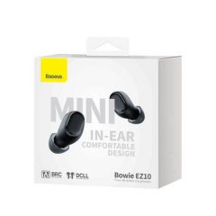 Baseus earphone bluetooth bowie ez10 bt 5.3, tws, black eu (a00054300116-z1)