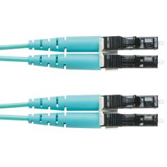 Panduit FZ2ELLNLNSNM005 cable de fibra optica 5 m LC OM4 Multicolor, Turquesa