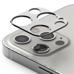 Ringke Protector de Lente de Cámara con Marco de Aluminio Compatible con iPhone 12 Pro (2020) - Silver