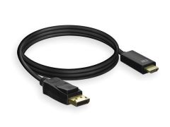 ACT AC7550 adaptador de cable de vídeo 1,8 m DisplayPort HDMI tipo A (Estándar) Negro