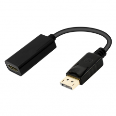 Ewent EC1456 adaptador de cable de vídeo 0,15 m DisplayPort HDMI tipo A (Estándar) Negro