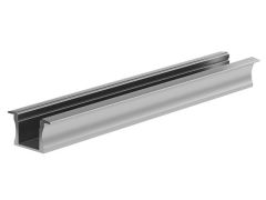 Recessed slimline 15 mm - perfil de aluminio para tiras led - para empotrar - aluminio anodizado - gris plata - 2 m