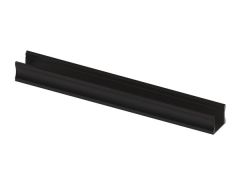 Slimline 15 mm - perfil de aluminio para tiras led - aluminio anodizado - color negro - 2 m