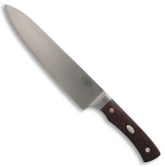 Cuchillo de cocina Fallkniven  Alpha fabricado en Acero CoS laminado y con una hoja de 20 cm, con mango micarta marrón 