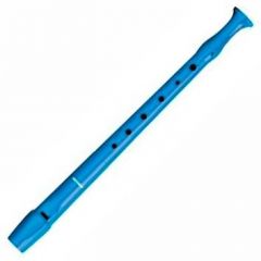 Hohner flauta plastico azul claro