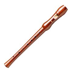 Hohner flauta dulce madera peral