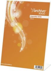 Archivo 2000 expositor sobremesa archivo 2000 "premium" en forma de l din a4 vertical espesor 3 mm 95x210x305 mm