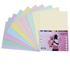 Fabrisa paquete papel de 100 hojas retractilado 10 colores pastel dina4 surtidos 80gr