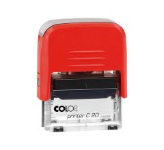 Colop sello printer c20 formula " conforme " almohadilla e/20 14x38mm rojo