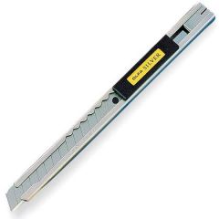 Olfa cutter silver  / cuchilla fracturable de 9 mm / sistema avance cuchilla automatico