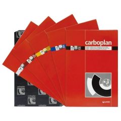 Grafoplas papel carbon pack 10h carboplan rojo