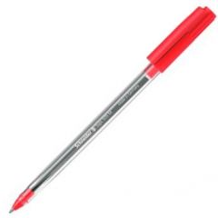 Schneider bolígrafo tops 505 m tinta roja color transparente -50u-