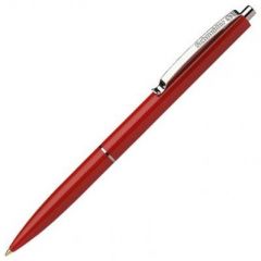 Schneider bolígrafo fino k15 con clip metálico recargable rojo