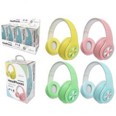 Umay auriculares head bluetooth little fun pastel colores surtidos