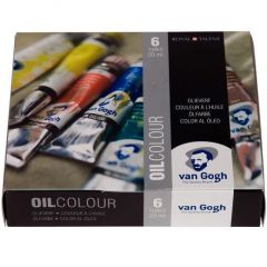 Van Gogh 02821406 pintura al óleo 20 ml Tubo Azul, Verde, Rojo, Umbra, Blanco, Amarillo