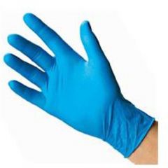 Guantes de nitrilo azul sin polvo talla xs caja -100-