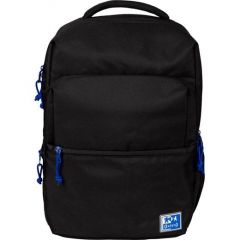 Oxford b-ready mochila escolar - tirantes acolchados y ajustables - tamaño 42x30x15cm - color negro
