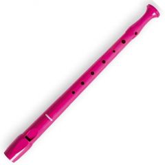 Hohner flauta 9508 plastico fucsia