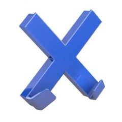 Dahle MEGA Magnet CROSS XL imanes para refrigerador Neodimio Azul 1 pieza(s)