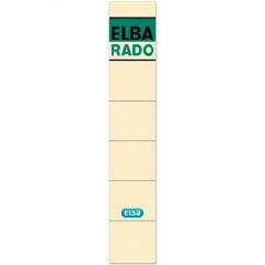 Elba Spine Label for Lever Arch Files 190 x 34 mm Buff etiqueta autoadhesiva Multicolor 10 pieza(s)