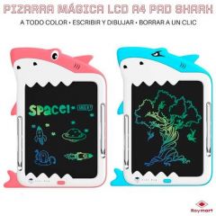 Roymart pizarra mágica lcd a4 shark 2 colores