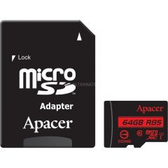 Apacer microSDXC UHS-I U1 Class10 64 GB Clase 10