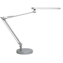 Lámpara de escritorio unilux mamboled/ 6.5w/ gris metalizado