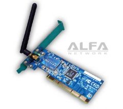 Alfa network awpci036t 802.11g 54mbps pci adapter