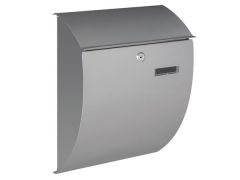 Toolland Nice mailboxes Plata Buzón de correos para montaje en pared Acero galvanizado