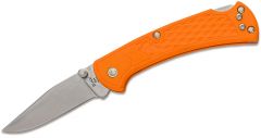 Buck Knives STE-0112ORS Cuchillo Plegable 112 Slim Select naranja, hoja satinada de acero inoxidable 420HC de 7.6 cm, con mango de Nylon relleno de vidrio, naranja fuego