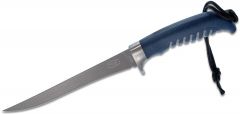Buck Knives STE-0223BLS Cuchillo fileteador Silver Creek con hoja revestida de titanio 16,2cm con mango de goma . Incluye funda de Nylon moldeado por inyección