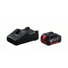 Bosch Professional Starterset Cargador Plus batería de Litio, 1 batería x 4.0 Ah, Multicolor, 4.0 Ah