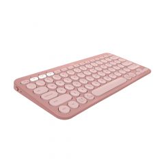 Logitech Pebble Keys 2 K380s teclado RF Wireless + Bluetooth QWERTY Español Rosa