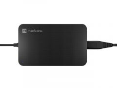 NATEC Grayling adaptador e inversor de corriente Interior 90 W Negro