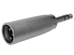 Velleman CAA04 cambiador de género para cable XLR 6,35mm Plata