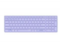 Rapoo E9700M teclado RF Wireless + Bluetooth QWERTY Inglés internacional Púrpura