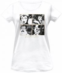 Camiseta villanas disney mujer blanco t.l