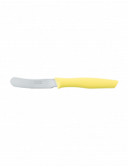 CUCHILLO MANTEQUILLA NOVA - Cuchillo pequeño, con hoja dentada y punta redondeada, especial para untar mantequilla y todo tipo de de cremas, patés, quesos, mermeladas, etc.
